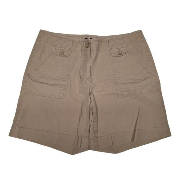 Talbots Khaki Shorts Women Size 4 Pockets Lightweight Casual Camp - Picture 8 of 9